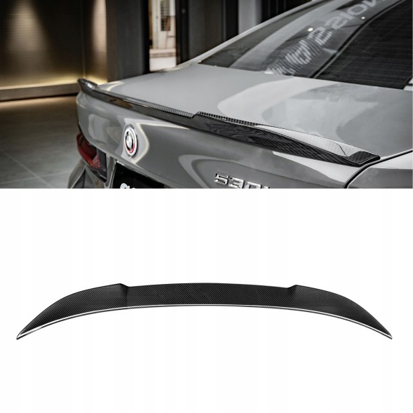 Китай T-048 Карбоновий Спойлер Кришки Багажника BMW G30 / F90 у Стилі CS (Сухий Карбон)