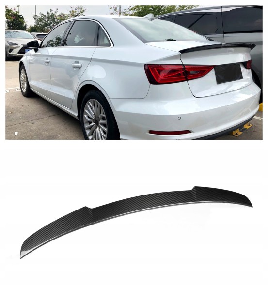 Китай 13114 Елерон карбонового спойлера Audi A3 S3 RS3 8VS 8VM V Style 14-20