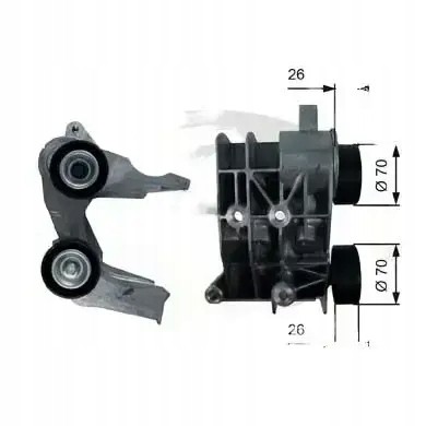 Gates T36107 Натяжний ролик клинового ременя t36107 gates ford