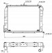 NRF 503962 Радіатор, система охолодження двигуна nrf 503962