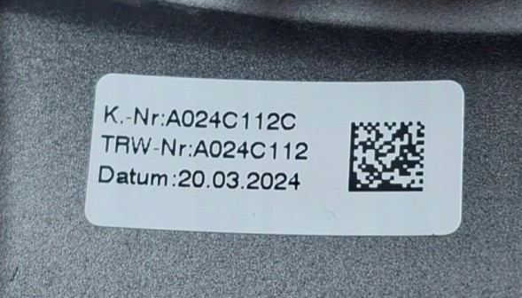 BMW OE BMW 4 G22 G23 G24 G26 Хром накладка на кермо A024C112C