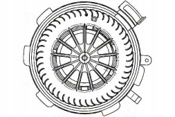 Behr Hella Service BRH8EW 351 034-071/RS6 BEHR HELLA ДВИГАЛЬНИЙ ДВИГАТЕЛЬ MERCEDES SPRINTER 06-
