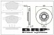 BRP BRP1672-214132 Гальмівні диски колодки фронт audi a4 b5 b6 b7 a6 c5 vw passat b5 fl 288мм