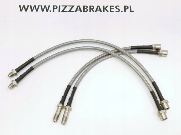 Китай Pizzabrakes E39 Плетені гальмівні магістралі BMW M5 (E39) 4.9