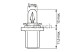 1987302514 BOSCH Лампа BOSCH 24V 1 2W B8 5d