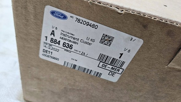 Ford OE AB39-14C026-AL PG ЛІЧИЛЬНИК ПРИЛАДІВ FORD RANGER НОВИЙ MK3 AB39-14C026-AL