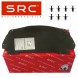 SRC 98.05024180S + spinki ШУМОІЗОЛЯЦІЯ КАПОТА ДВИГУНА + КЛІПСИ PEUGEOT 2008 I (13-16) 9805024180