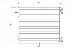 Valeo 822569 Конденсатор, кондиціонер valeo 822569