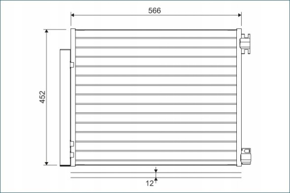 Valeo 822569 Конденсатор, кондиціонер valeo 822569