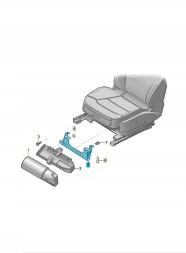 Volkswagen OE 8E0860985 Кріплення для вогнегасника ASO VW AUDI SEAT