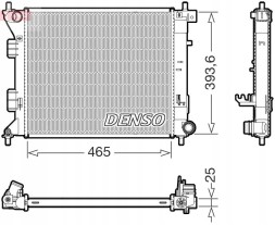 Denso DRM43016 Охолоджувач води drm43016 denso