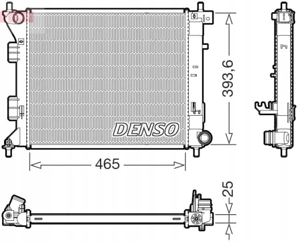 Denso DRM43016 Охолоджувач води drm43016 denso