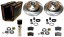 Denckermann ALL9075A Диски колодки VW GOLF III CORRADO PASSAT B4 VENTO TOLEDO 1Л ЗАД 5 отворів