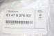 BMW OE 8076831 OE КИЛИМОК ДЛЯ ПІДЛОГИ ВОДІЯ ЛІВИЙ BMW F48 X1 LCI F39 X2