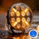 Китай ZVAJKBH2UJKV 4x 9-дюймова робоча фара галогенна 12/24В 16 LED 240W IP67 панель