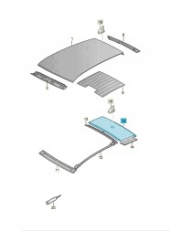 Volkswagen OE 10A817111D Дах ASO VW SEAT