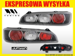 Junyan 3002916E LTFI15 mhm Задні ліхтарі, комплект, тюнінг, чорні, прозорі, стиль Lexus, для Fiat Seicento 600