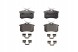 Bosch 0 986 494 600 + 0 986 478 986 AUDI A4 (8E2, B6) Комплект диски + колодки задні bosch audi a4 b6