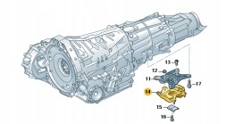 Audi OE 4M0399153AE Подушка коробки передач 4m0399153ae. Виріб новий, оригінальний