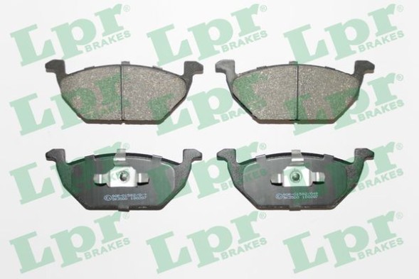 05P668 LPR Комплект гальмівних колодок з 4 шт дисків