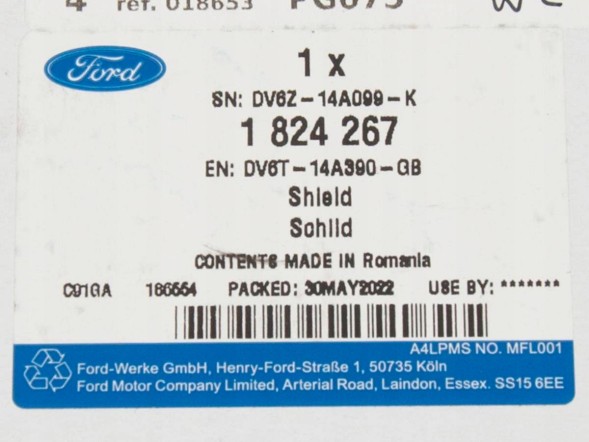Ford OE DV6T-14A390-GB Кришка електричного променя дверей connect 13-