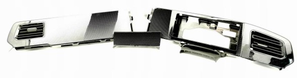 Volkswagen OE 572858020A, DWP471110OE Декоративна накладка / молдинг консолі VW Tiguan 572858020A RHD