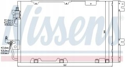 Nissens 94809 Конденсатор радіатора кондиціонування повітря з осушувачем