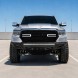Китай JGD-RAM19-UGLEDGB Решітка-імітація бампера з LED + Поворотник - Глянсова DODGE RAM 1500 2019-2023