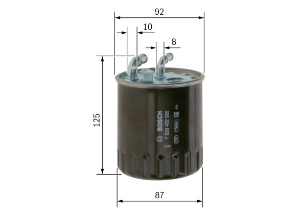 F026402065 BOSCH Фільтр паливний