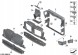 BMW OE 51747399996 Bmw повітряний канал радіатора нижній x3 g01 x4 g02