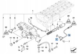BMW OE 12147539165 Bmw oe датчик розподільчого вала для м52 м54 з орінгом 12147539165