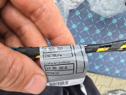 BMW OE KABLE PRZEWOD BAGAŻNIKA LEWY BMW 5 E61 9114325 QUALI01.09,25 КАБЕЛІ ШНУР БАГАЖНИКА ЛІВИЙ BMW 5 E61 9114325