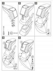 Rati V01013 Armster 2 шкіряний підліктник vw polo 2009-17