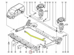 Ertons 433434HH Зміцнювана штанга заднього стабілізатора для renault trafic ii vivaro a primastar