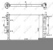 NRF 55334 Радіатор охолодження nrf 55334