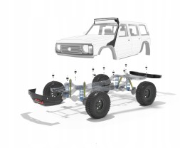 Китай 590/22 Nissan Patrol GR Y60 5D Body Lift Body 75мм