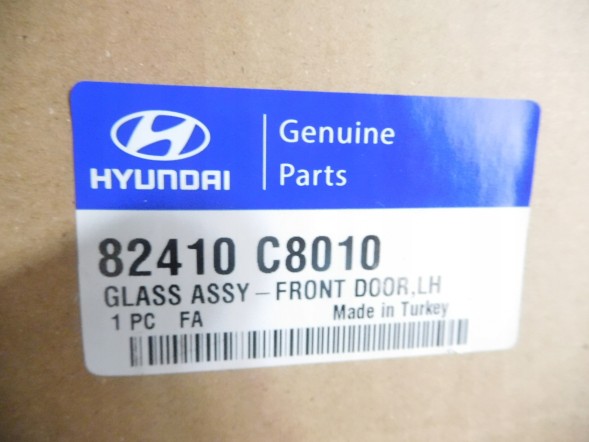 Hyundai OE 82410-C8010 СКЛО ДВЕРЕЙ ПРАВЕ ПЕРЕДНЄ HYUNDAI I20 II 5ДВЕРЕЙ 2015-2020