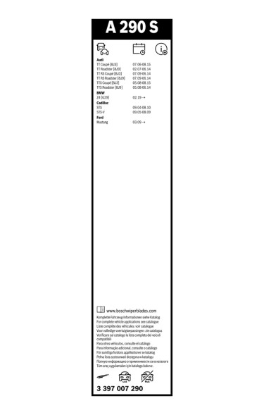 3397007290 BOSCH Комплект щіток склоочисника Bosch 550 530мм