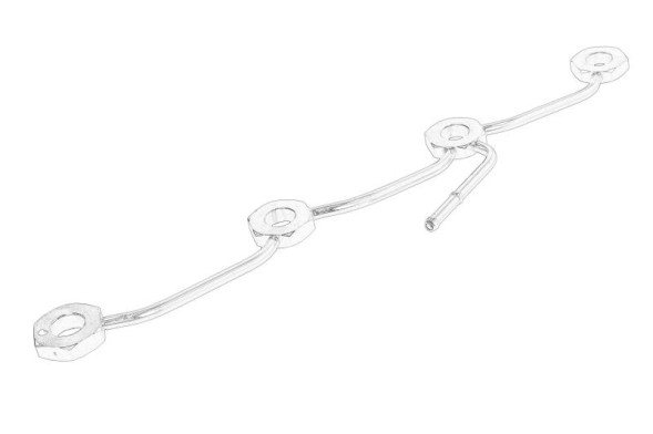 V-maxzone Part VIC-373836 Еластичний паливний шланг для MITSUBISHI PAJERO I, PAJERO II, PAJERO III