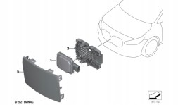 BMW OE 5B3AD16 66315B3AD16-01 odległość odległości Новий оригінальний mrr датчик радару наближення bmw g60 5b3ad16 66315b3ad16-01