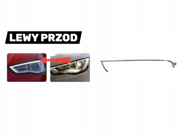 ВОЛЛЕР H.169/699/B.+H.169/196/5.+C.169/596. Оптоволокно плитка фронт ліва світлодіодна для audi a3 s3 rs3 8v 2013-2016 передліфт