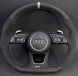 Audi OE 8W0419091GRE Кермо Alcantara для Audi A3 S3 RS3 8V, A4 S4 RS4, A5 S5 RS5, сіра нитка