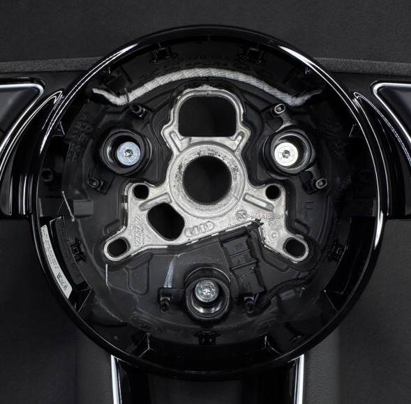 Audi OE 8W0419091GRE Кермо Alcantara для Audi A3 S3 RS3 8V, A4 S4 RS4, A5 S5 RS5, сіра нитка