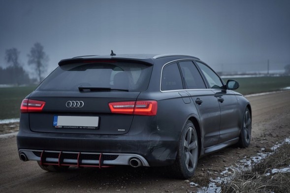 Китай ADSPA6C7GB Спойлер на люк A6 C7 Estate 11-18 RS Style чорний глянцевий ABS