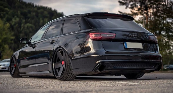 Китай ADSPA6C7GB Спойлер на люк A6 C7 Estate 11-18 RS Style чорний глянцевий ABS