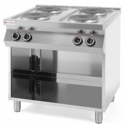 Китай WEW-SC-HP-1006016 Електрична плита Hendi 4x2.6 кВт, сталева основа, 80 см, для гастрономії