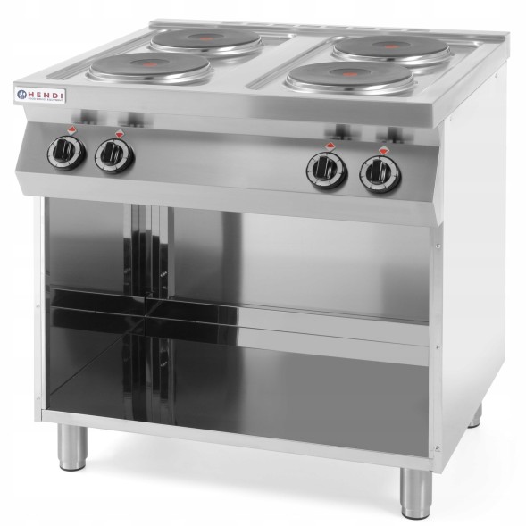 Китай WEW-SC-HP-1006016 Електрична плита Hendi 4x2.6 кВт, сталева основа, 80 см, для гастрономії