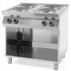 Китай WEW-SC-HP-1006016 Електрична плита Hendi 4x2.6 кВт, сталева основа, 80 см, для гастрономії