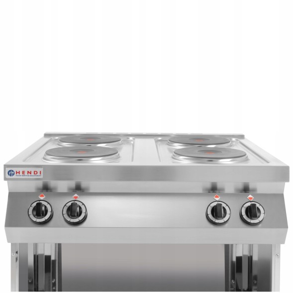 Китай WEW-SC-HP-1006016 Електрична плита Hendi 4x2.6 кВт, сталева основа, 80 см, для гастрономії