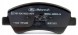 Ford OE 2600772 Oe ford гальмівні колодки ford задня трансит 14-